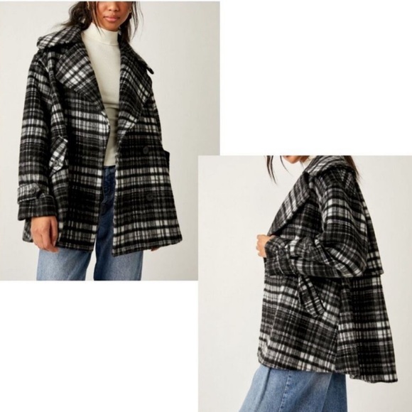 New Free People Oversized Peacoat - Picture 2 of 16